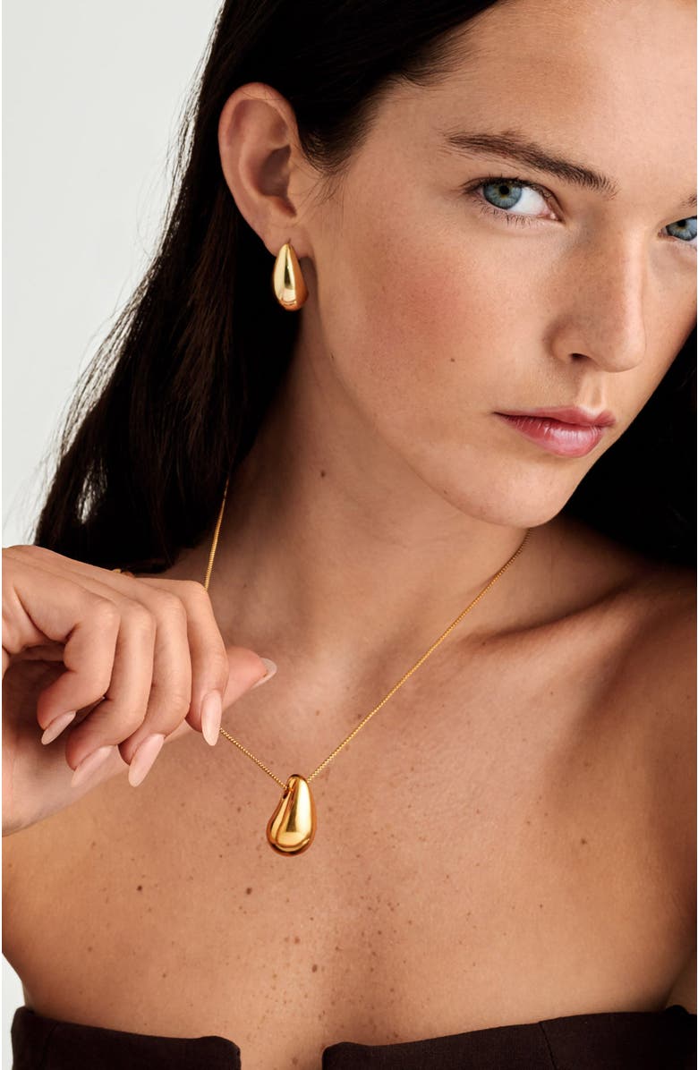 Katie Loxton Aura Necklace, Alternate, color, Gold Coated