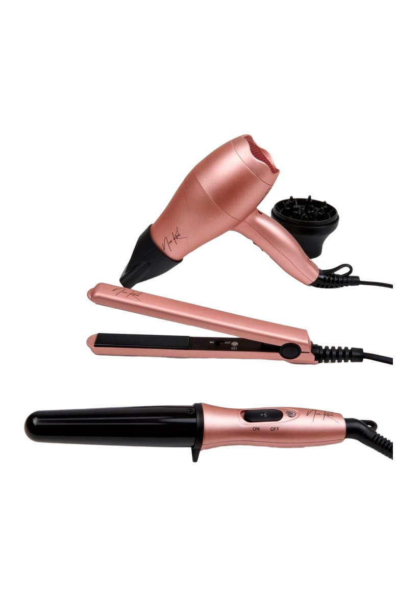 Styling Starter Set Mini Tools, Alternate, color, Rose Gold