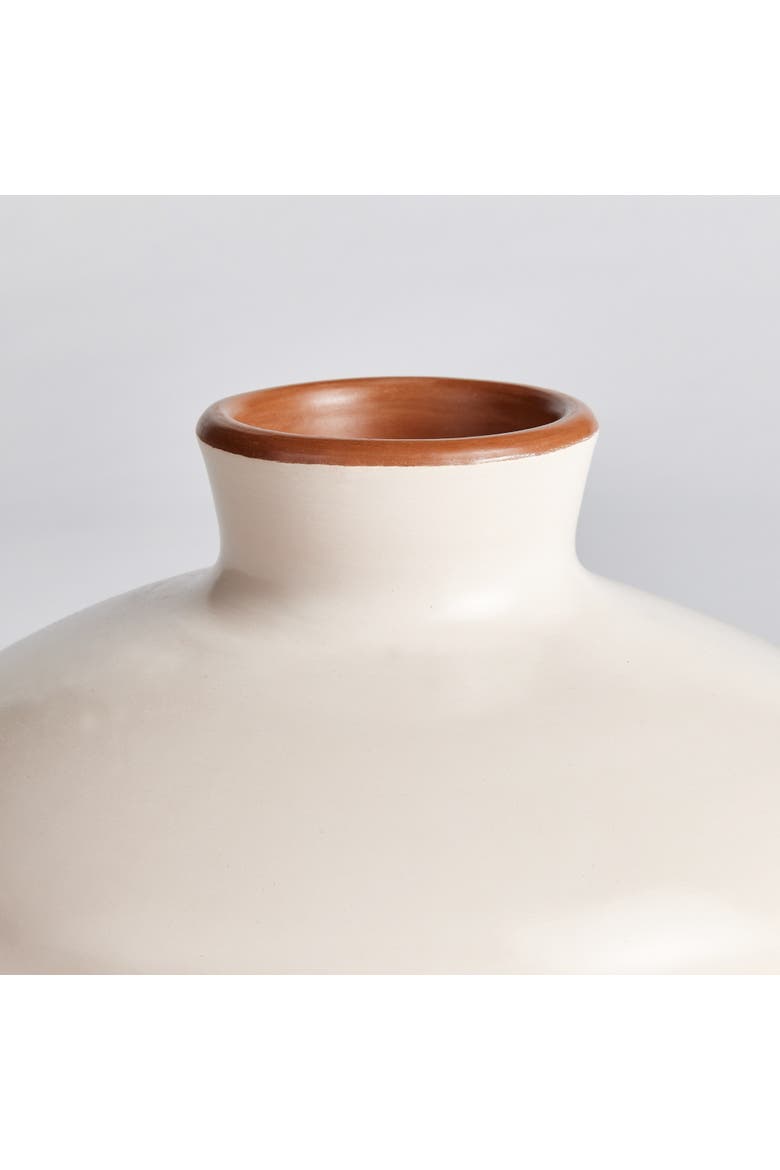 Fiorella Vase, Alternate, color, White