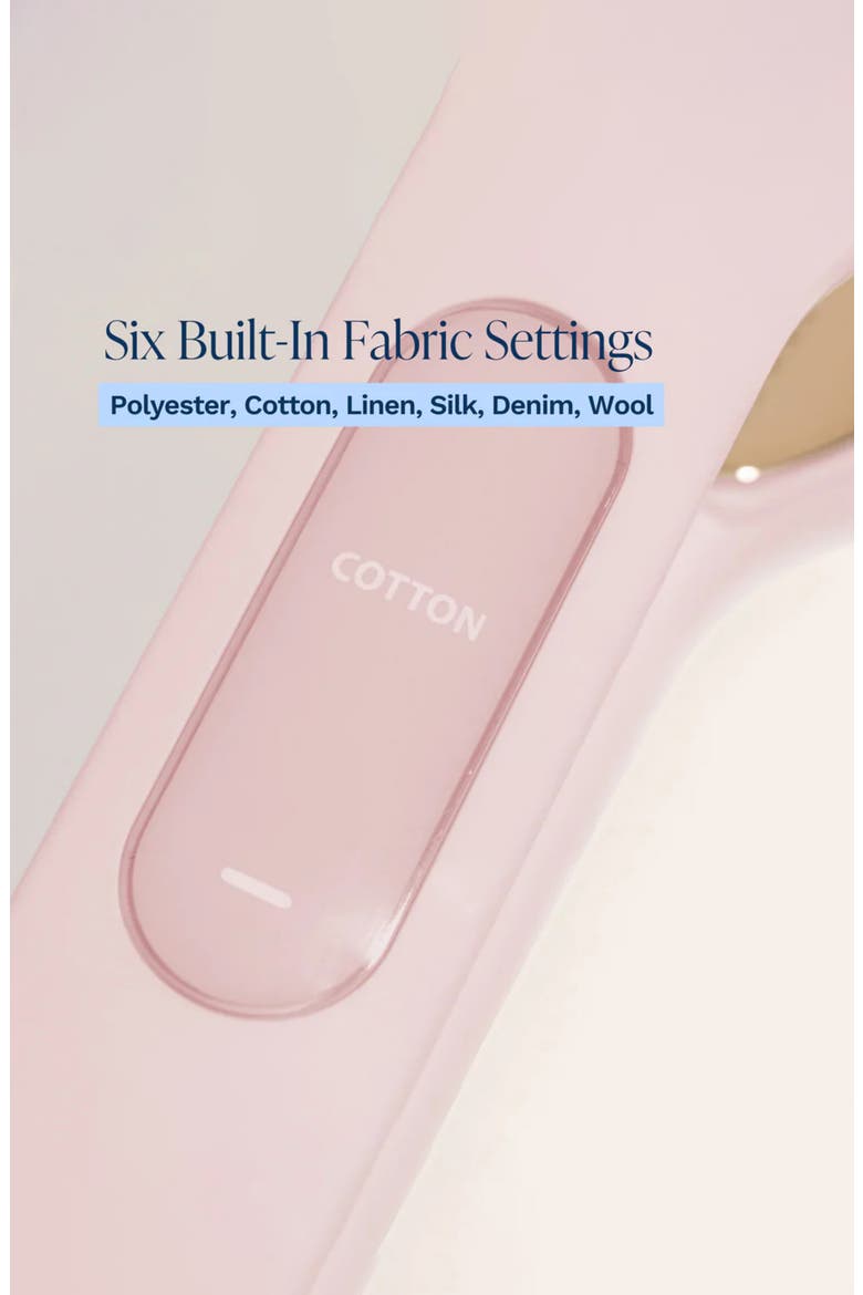 The Nori Press Steam Handheld Steamer & Iron, Alternate, color, PINK TONES