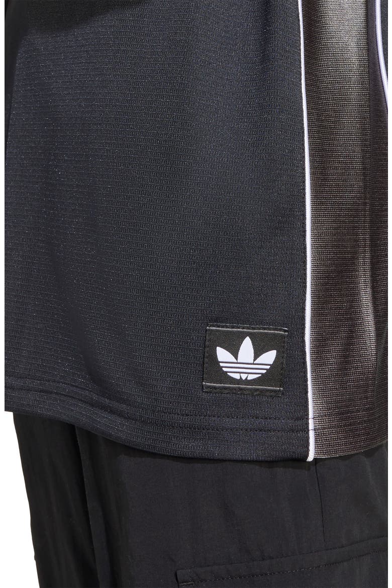 Kids' Oversize V-Neck Soccer Jersey, Alternate, color, BLACK