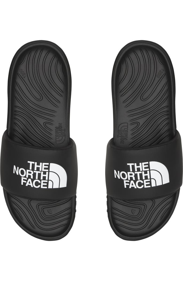 The North Face Never Stop Cush Slide Sandal, Alternate, color, Tnf Black Tnf Black