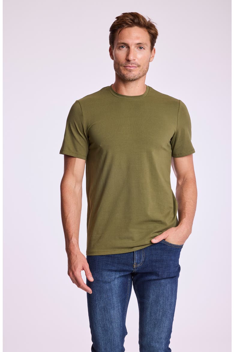 Lucas Crewneck T-Shirt, Alternate, color, GREEN