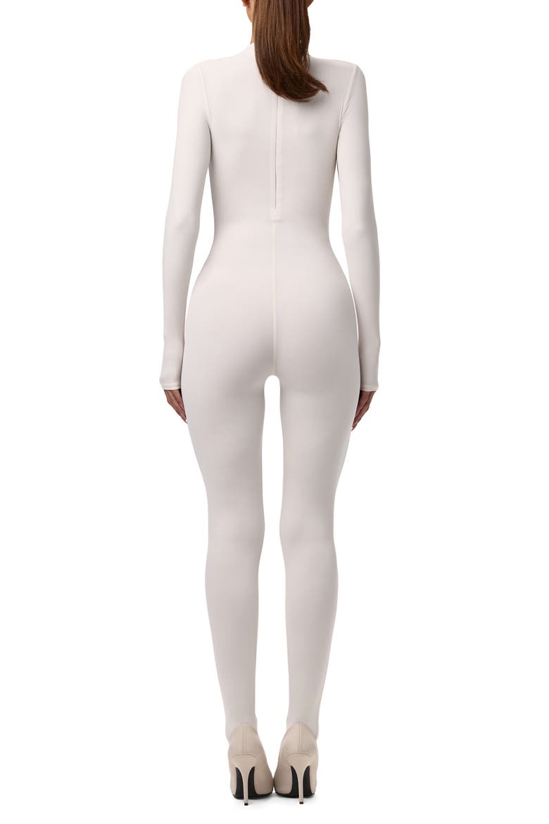 Long Sleeve Closed Toe Jumpsuit, Alternate, color, BONE