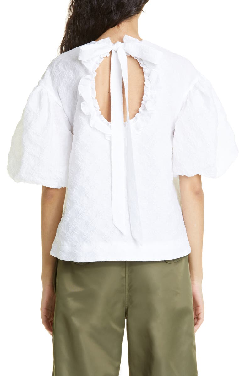 Simone Rocha Women's Signature Puff Sleeve Blouse, Alternate, color, 