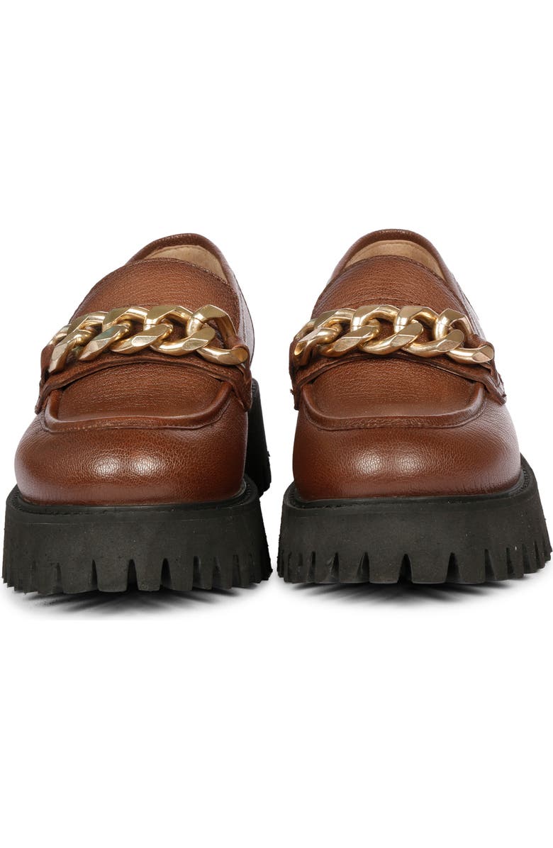 SAINT G Donna Platform Loafer, Alternate, color, Brown