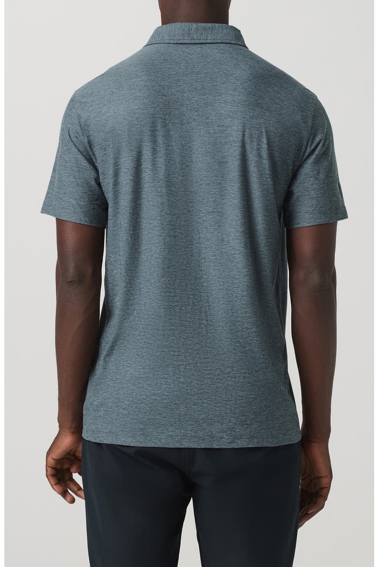 Strato Tech Performance Polo, Alternate, color, BLUE SEA HEATHER