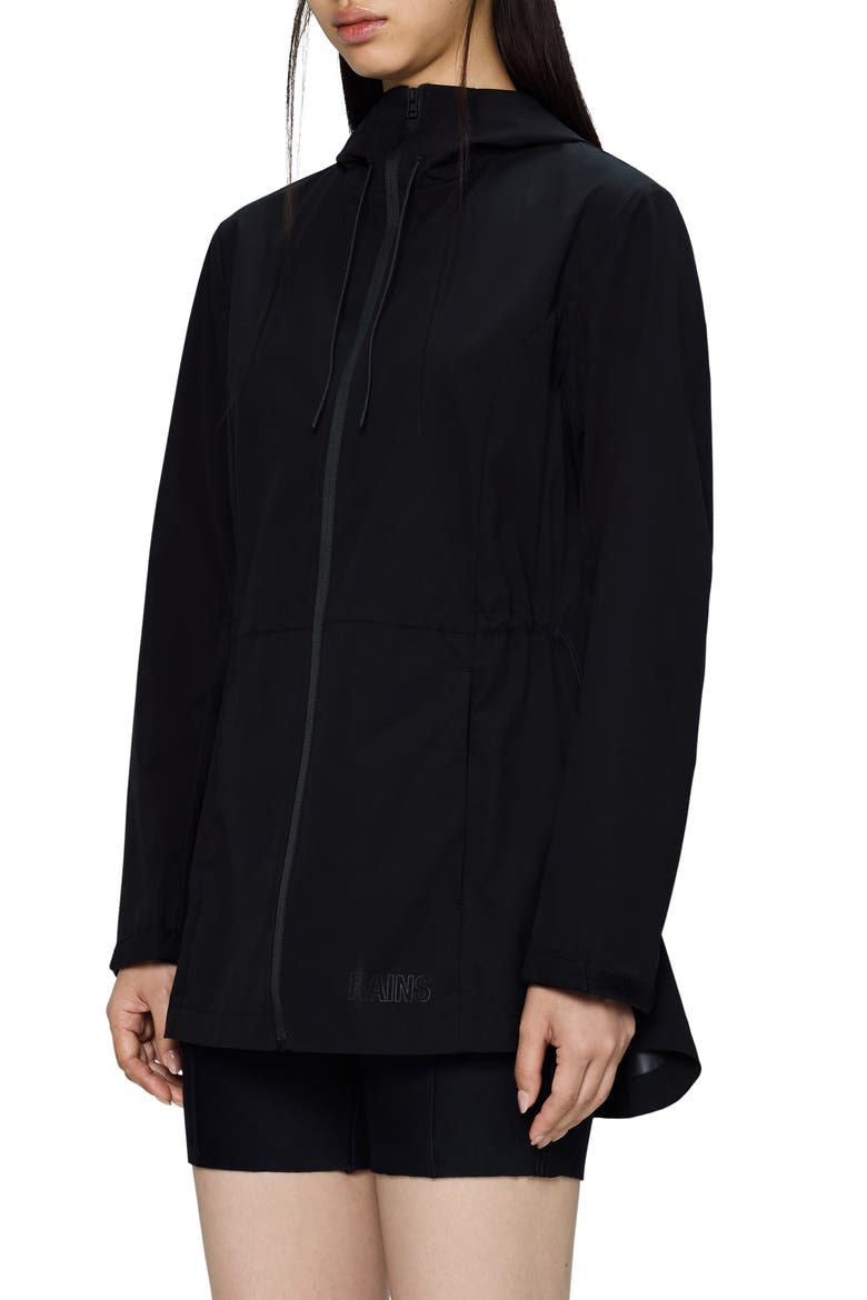 Mito Water Repellent Hooded Jacket, Alternate, color, BLACK