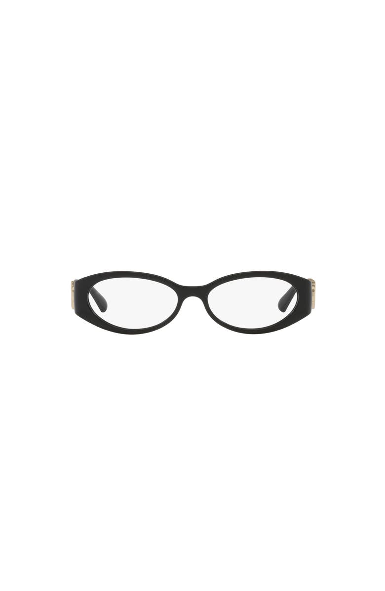 Gucci 52mm Round optical glasses, Alternate, color, Black