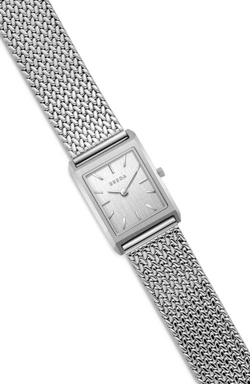 Breda Virgil Tethered Metal Watch In Silver And Metal, Men's At Urban Outfitters In Neutral