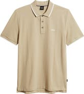 BOSS Parlay Tipped Cotton Polo