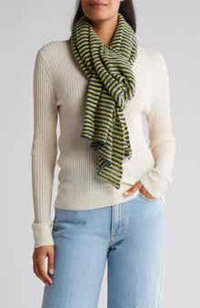 Portolano Stripe Wool Blend Scarf