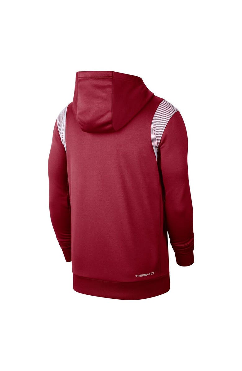 Nike Men's Nike Crimson Oklahoma Sooners 2022 Game Day Sideline Performance Pullover Hoodie, Alternate, color, Crimson