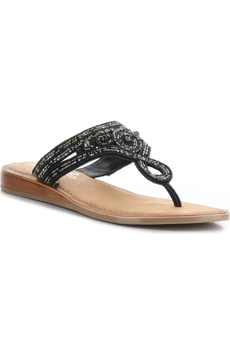 Bos. & Co. Jilly Beaded Flip-Flop, Main, color,