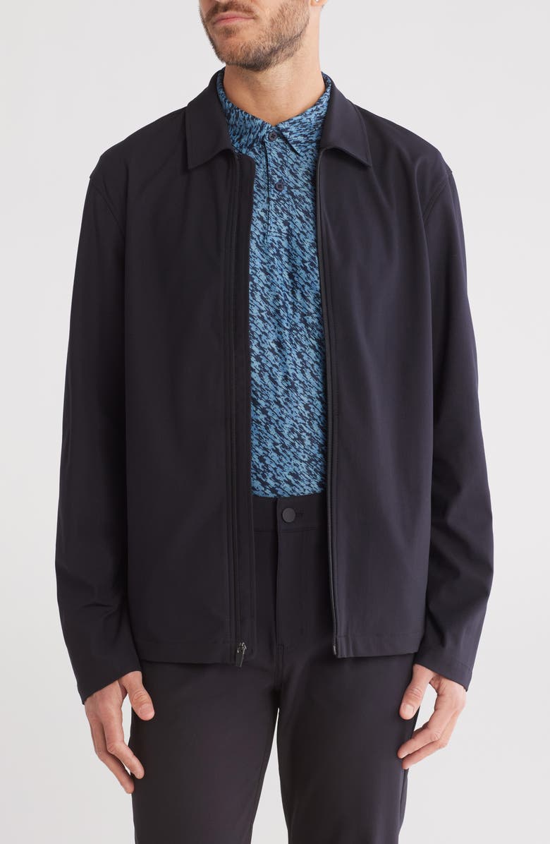 Z by Zella Freemont Hybrid Jacket, Main, color, Black Caviar