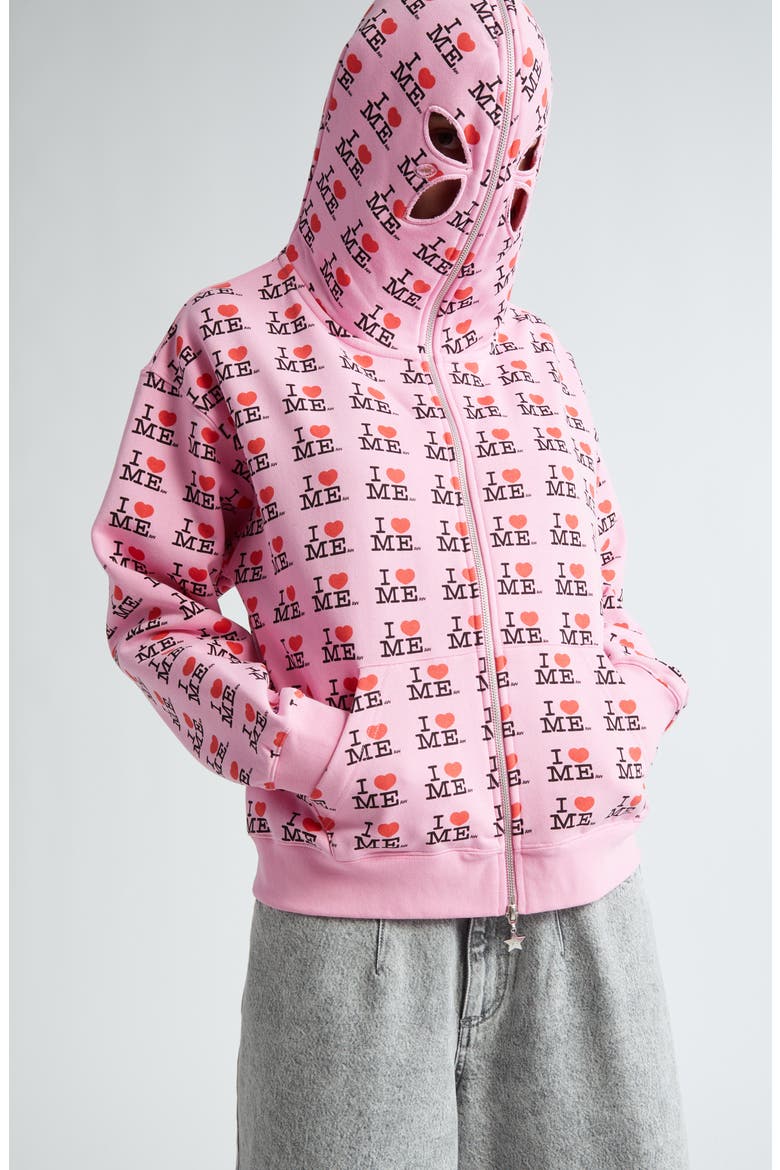I Heart Me Butterfly Cotton Blend Hoodie (Women) | Nordstrom