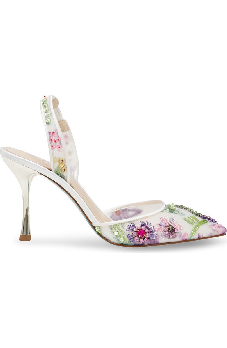 Betsey Johnson Velma Pointed Toe Slingback Pump, Alternate, color,