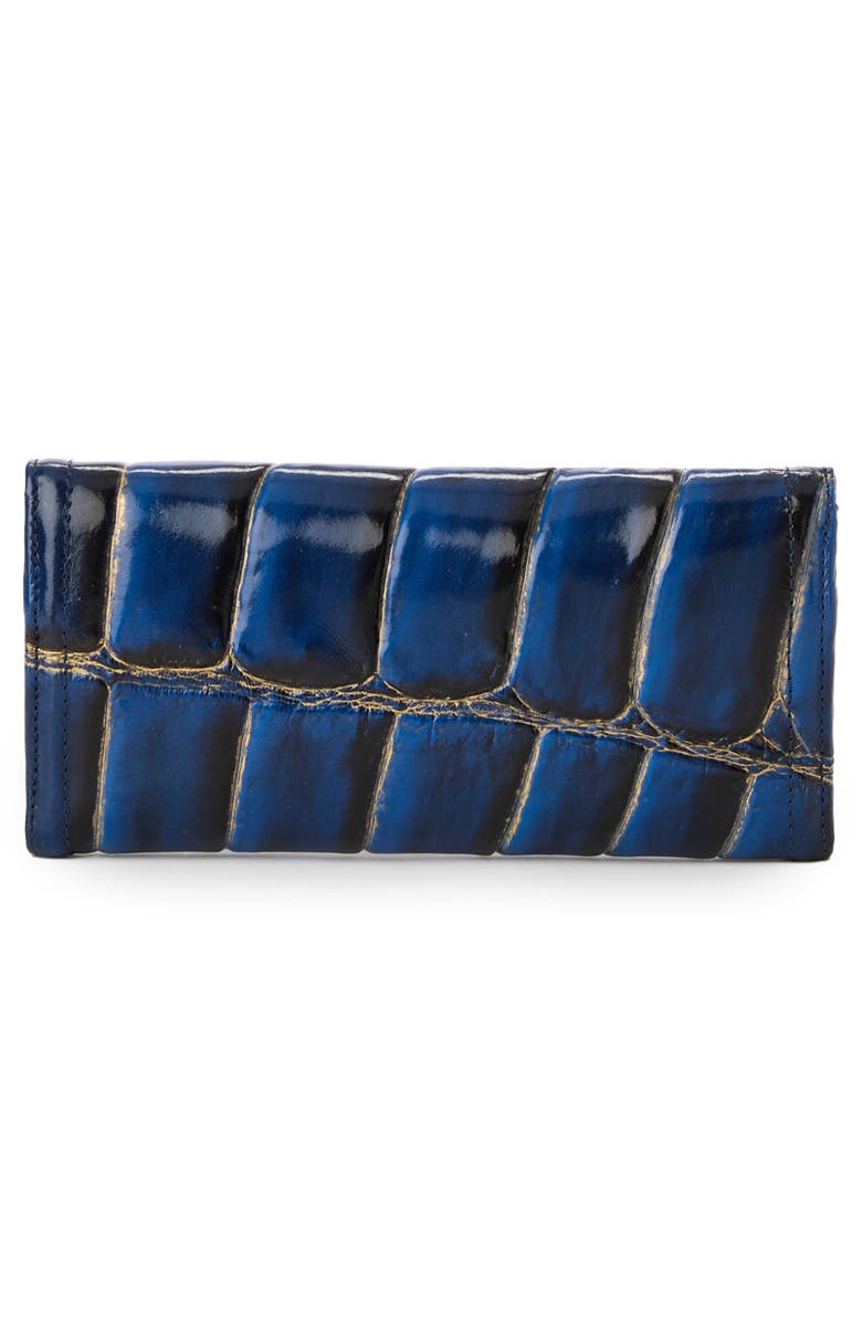 Brahmin Veronica Embossed Leather Wallet, Alternate, color, 