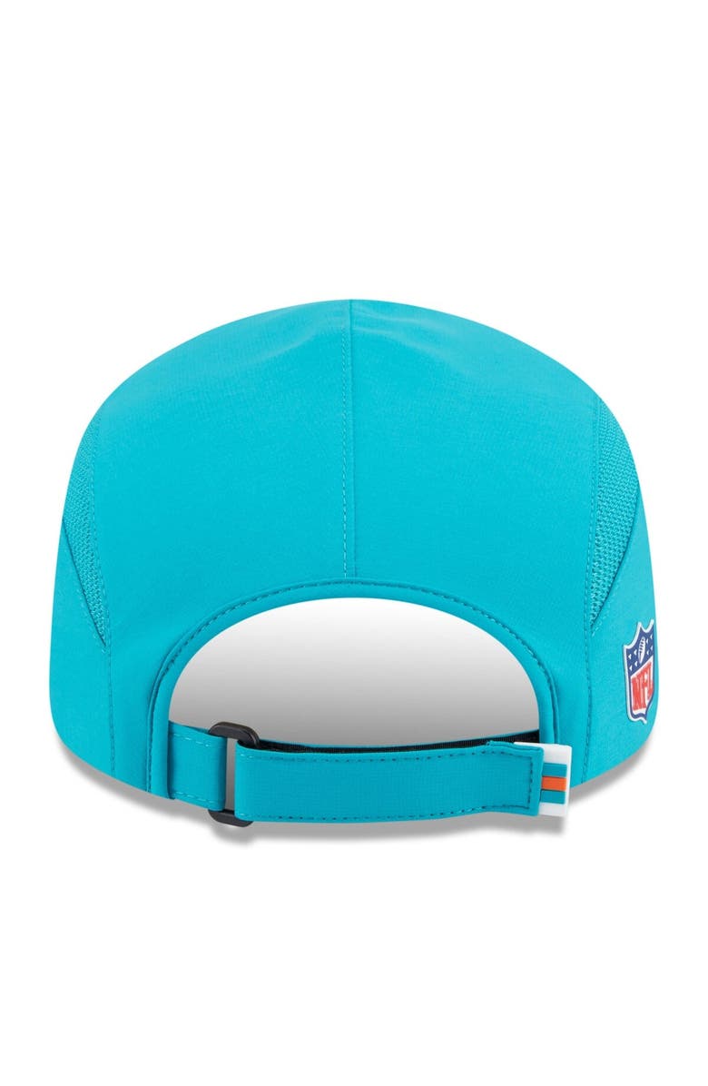 New Era Men's New Era Aqua Miami Dolphins 2025 Sideline  Runner Adjustable Hat, Alternate, color, Aqua