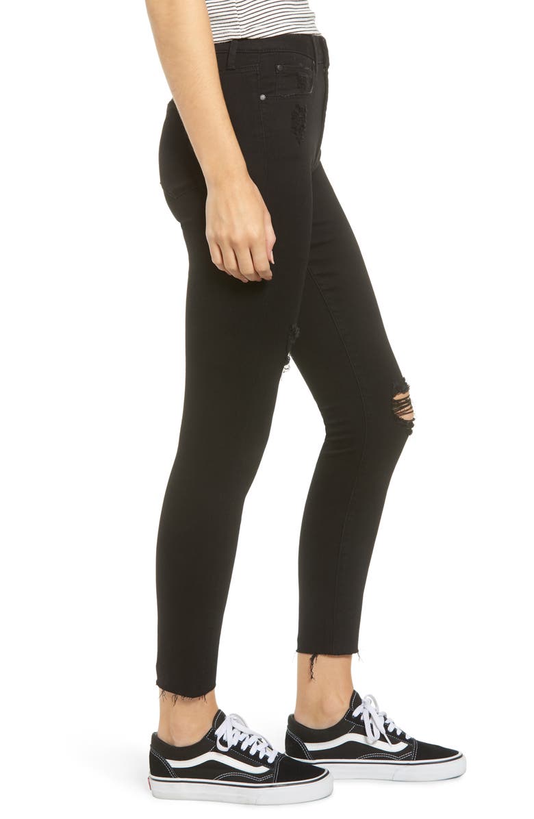 Articles of Society Heather High Waist Ankle Jeggings, Alternate, color, 
