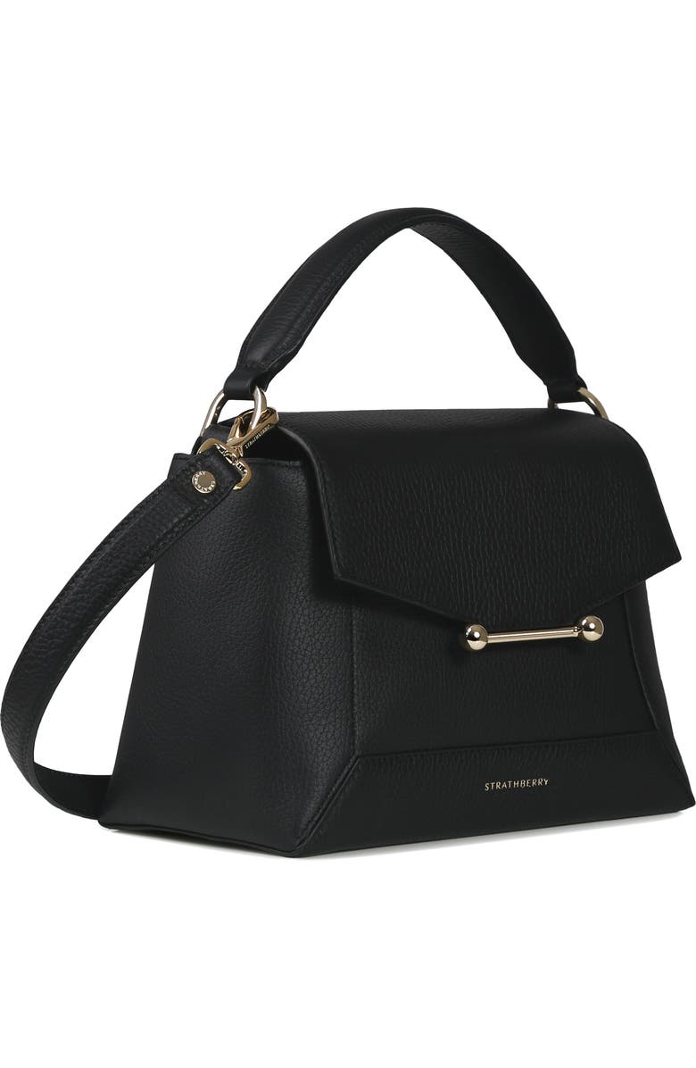 Strathberry Mosaic Leather Top Handle Bag, Alternate, color,