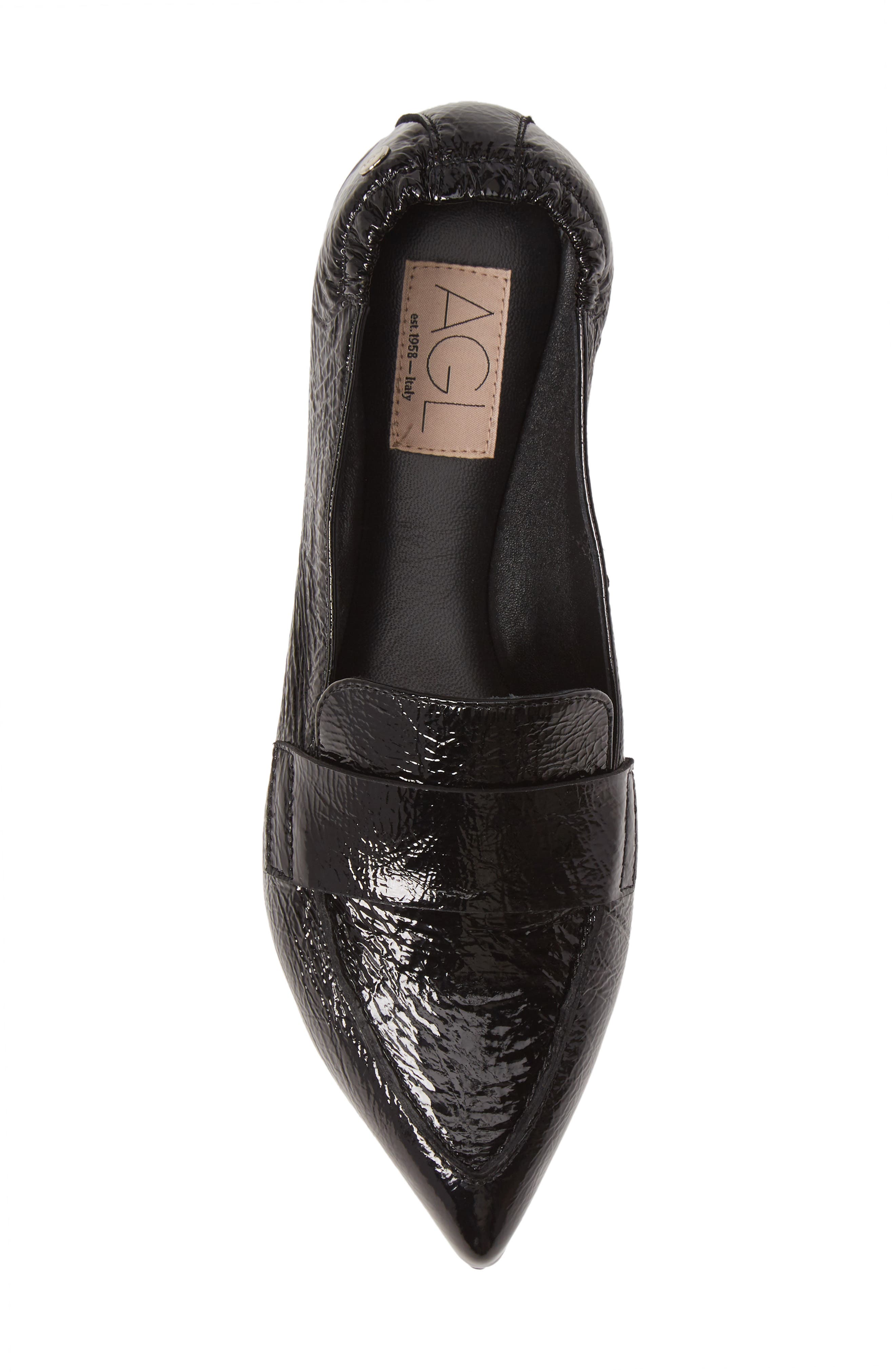 AGL Softy Pointy Toe Moccasin Loafer, Alternate, color, 