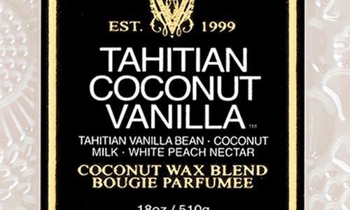Voluspa Tahitian Coconut Vanilla Large Jar Candle In Neutral