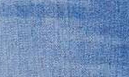 Mother The Hustler Fray Ankle Slim Bootcut Jeans In Blue