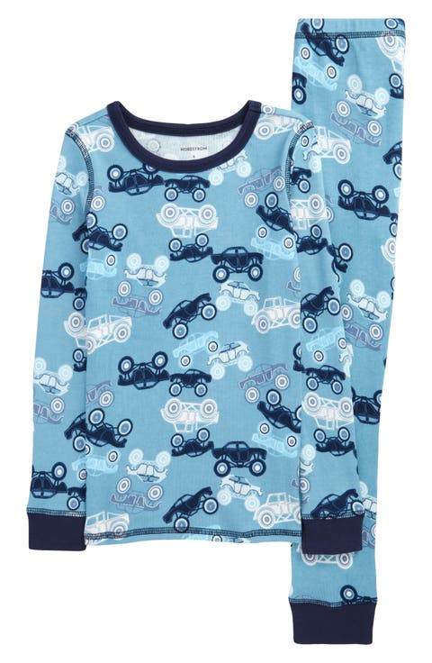 Kids' Glow in the Dark Fitted Two-Piece Pajamas (Toddler, Little Kid & Big Kid)