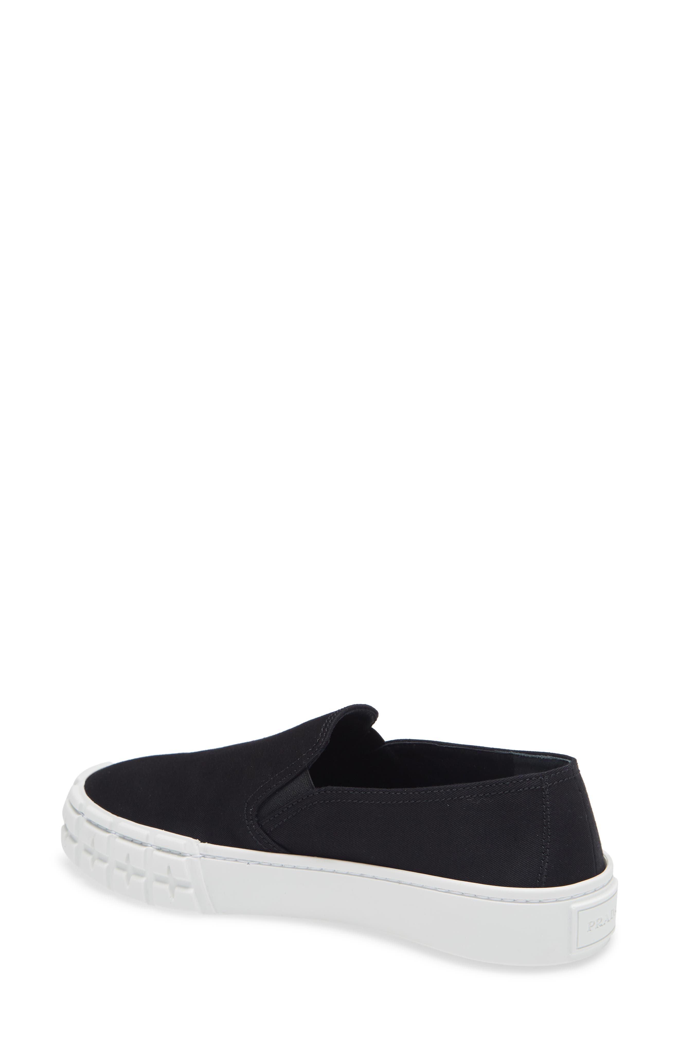 Prada Platform Slip-On Sneaker, Alternate, color, 