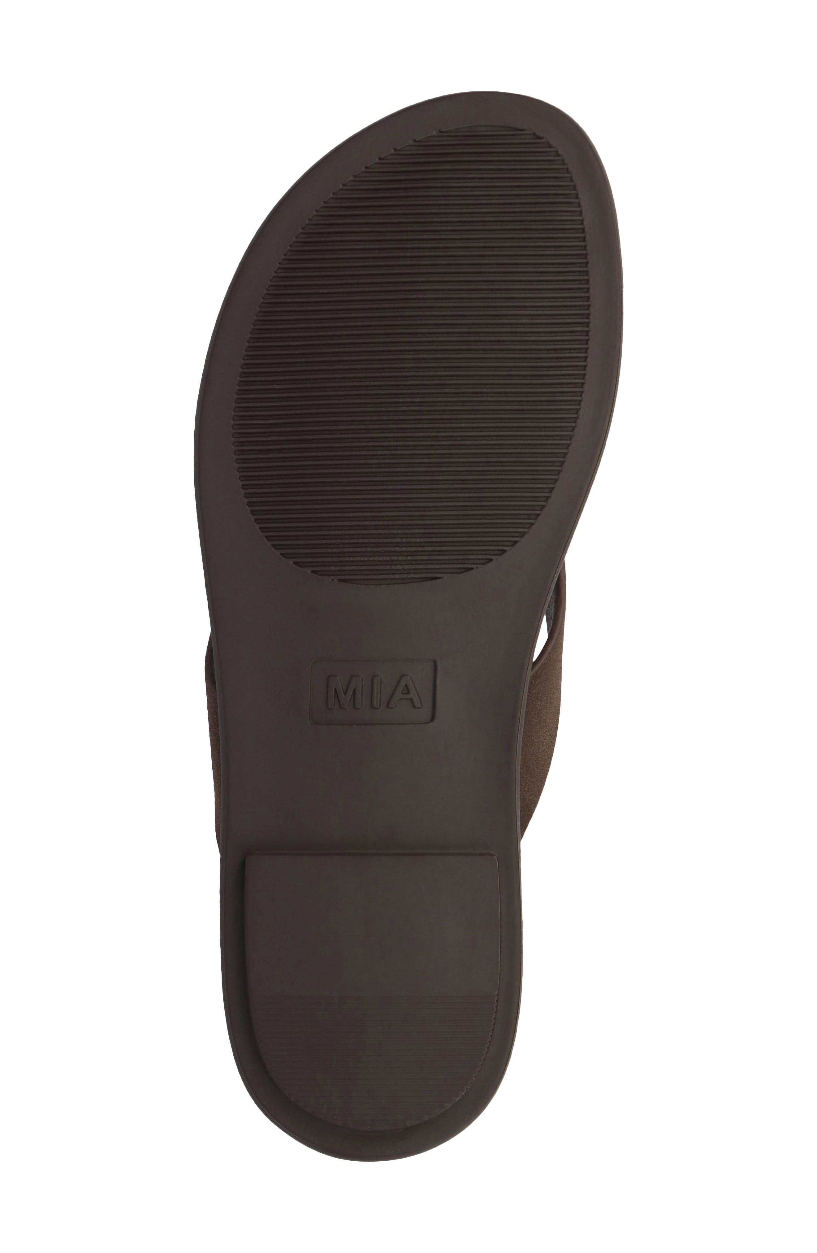 MIA Sydni Flip Flop, Alternate, color, Chocolate