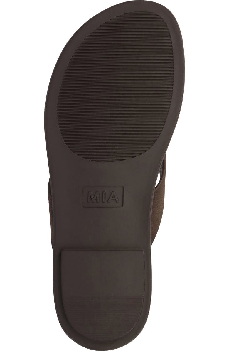 MIA Sydni Flip Flop, Alternate, color, Chocolate