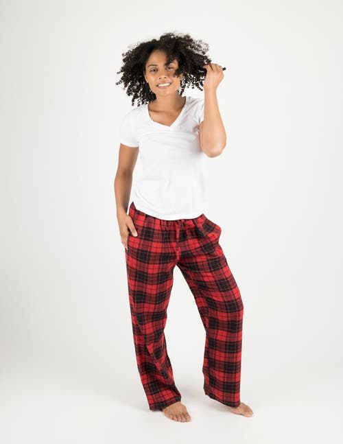 Leveret Cotton Flannel Holiday Pajama Pants In Multi