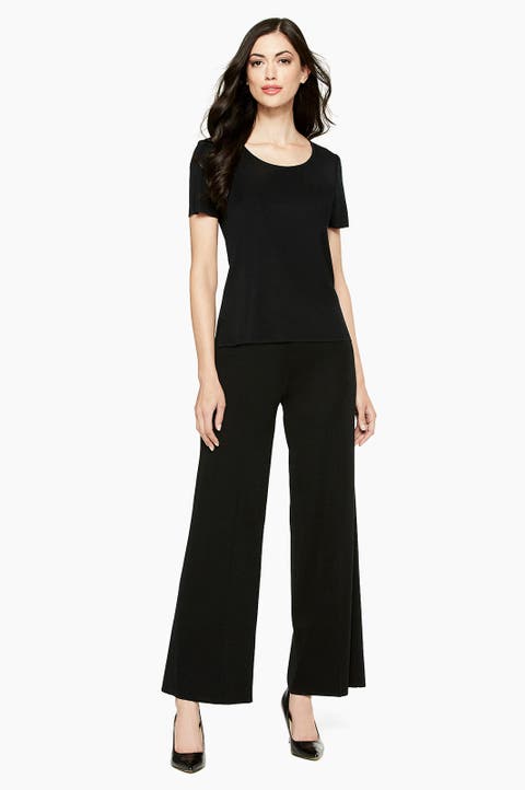 Knit Wide Leg Pants