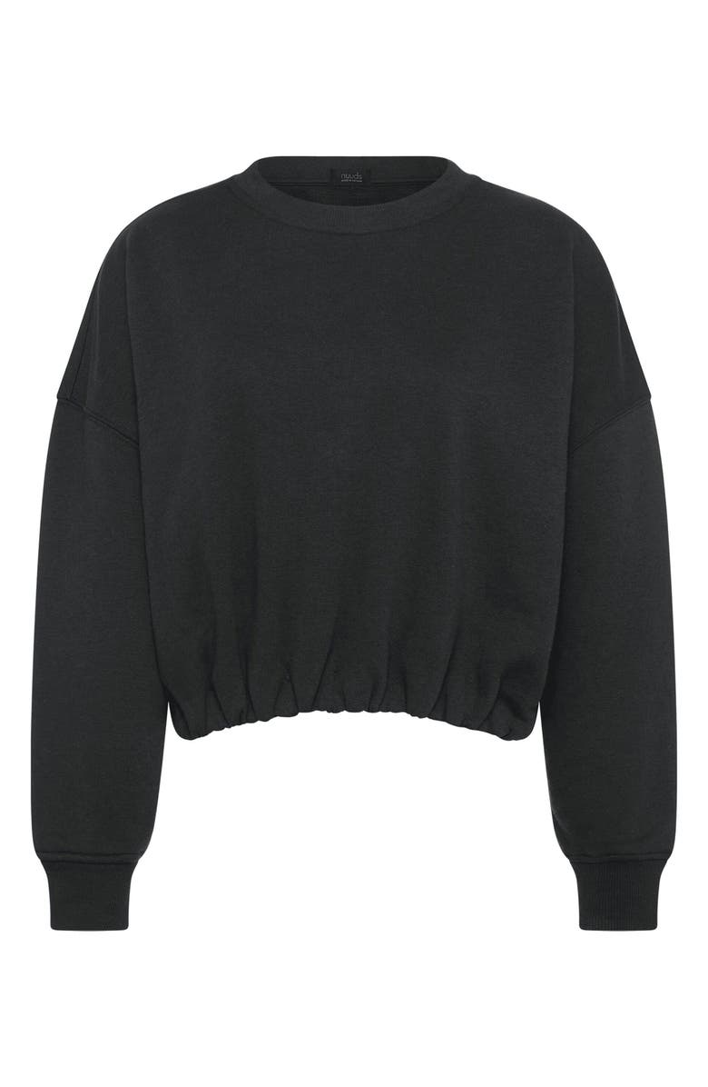 nuuds Cinch Waist Fleece Sweatshirt, Alternate, color, 