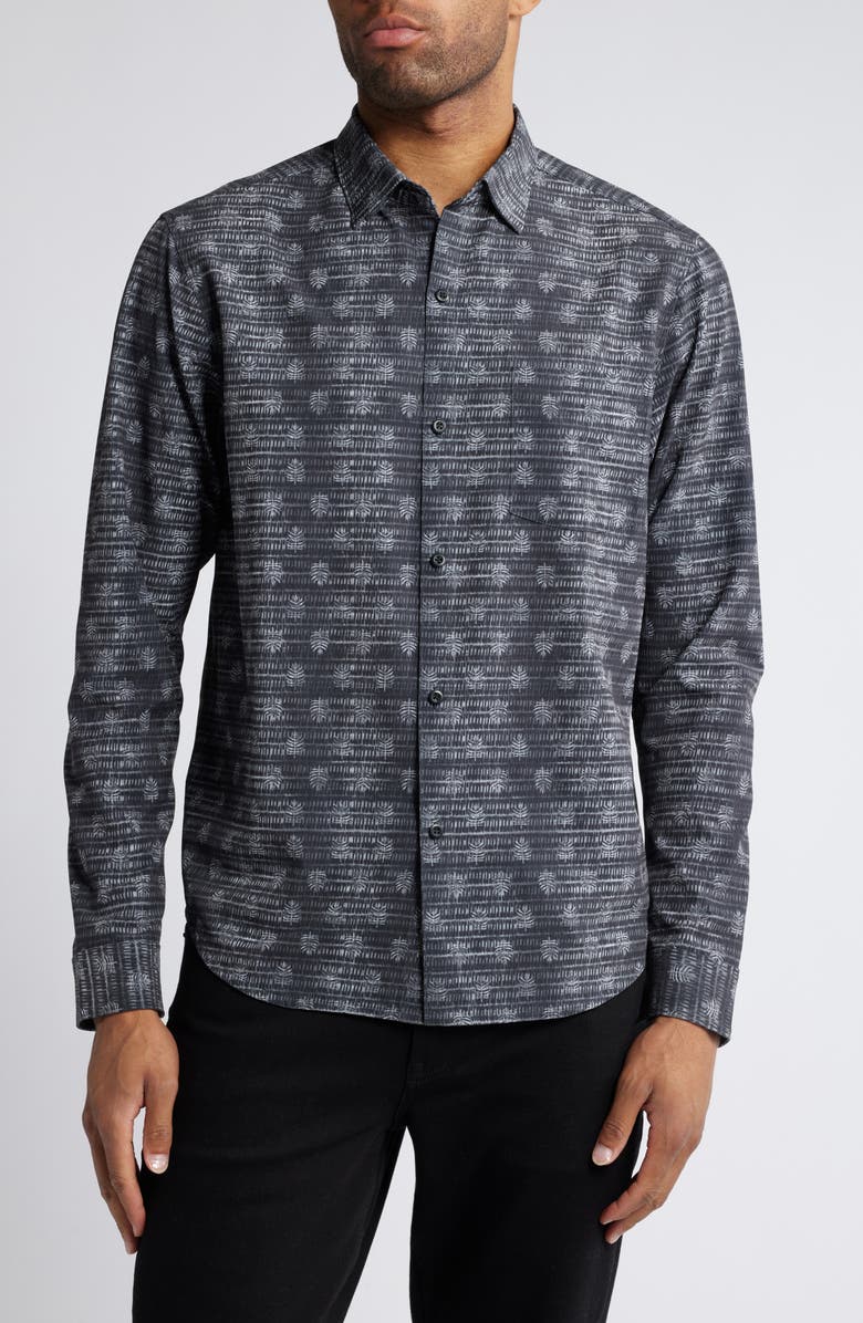 Tommy Bahama Bahama Coast Stretch Seersucker Button-Up Shirt, Main, color, 