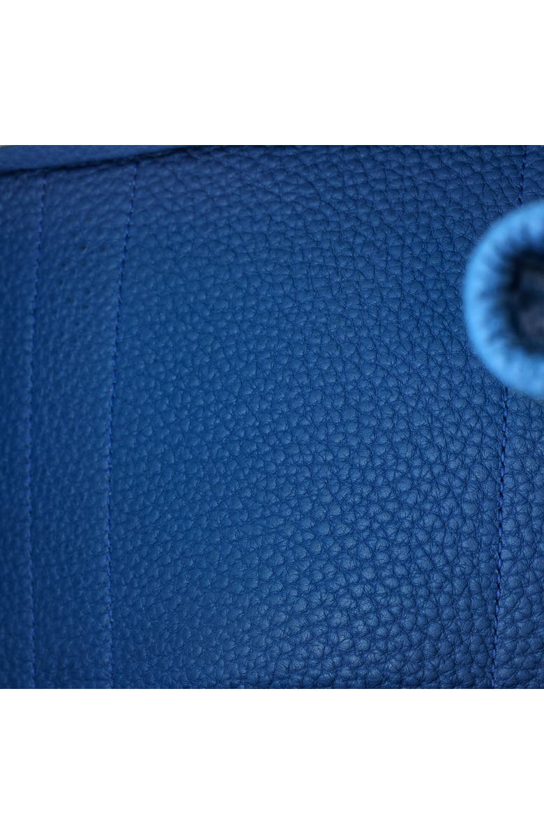 Pre-Owned Hermes Garden Party Tote Leather 30, Alternate, color, Bleu Zanzibar