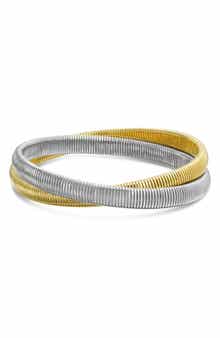 BLING JEWELRY Set of 2 Band Bracelets