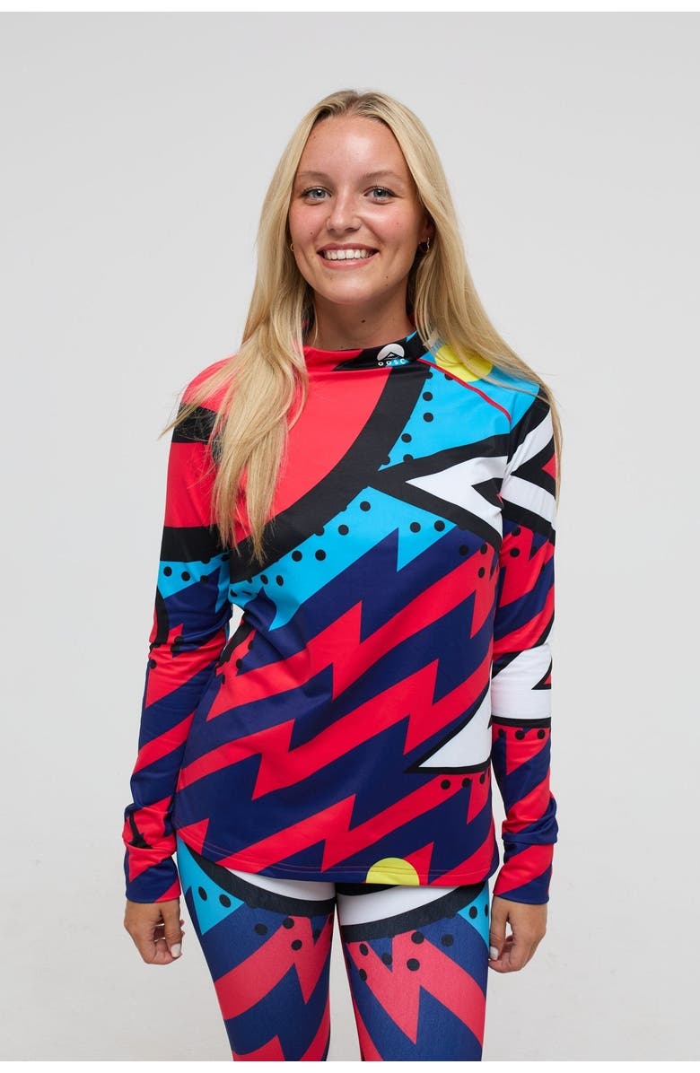 OOSC Baselayer Top - Fresh Prince Women's, Main, color, Multi-Colour