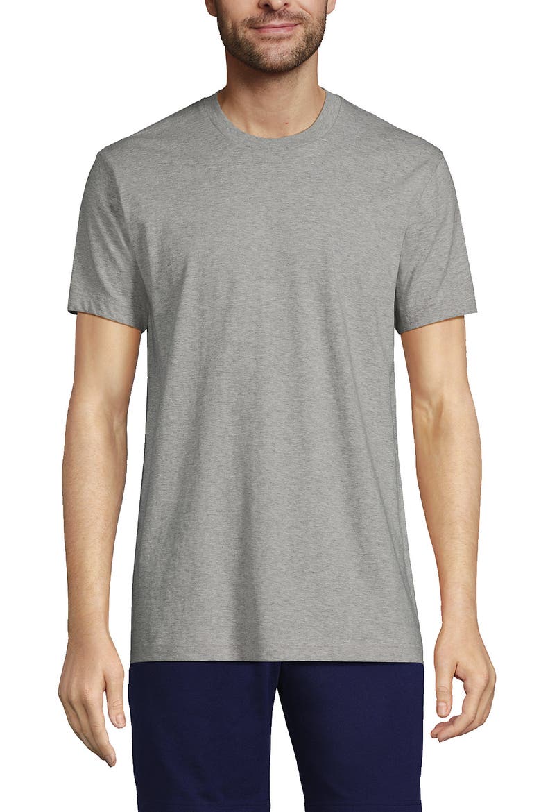 Crewneck Undershirt 3 Pack, Main, color, Gray Heather