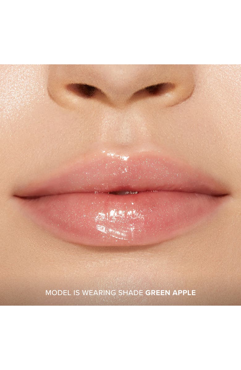 Too Faced Kissing Jelly Juicy Lip Oil/Gloss Hybrid, Alternate, color, Green Apple