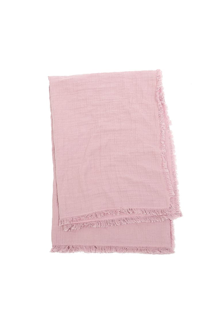 50" x 70" Feather Gauze Throw Collection, Main, color, Pink