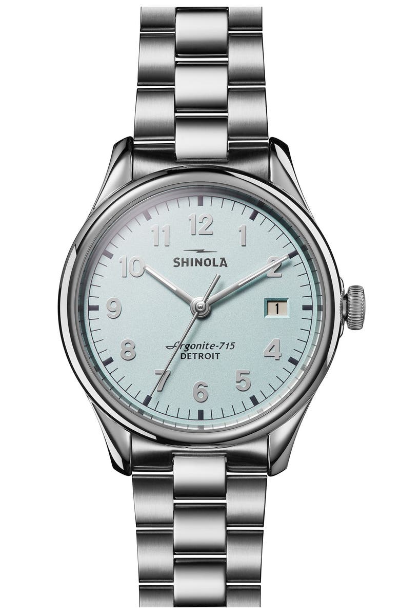 Shinola The Vinton Bracelet Watch, 38mm, Main, color,