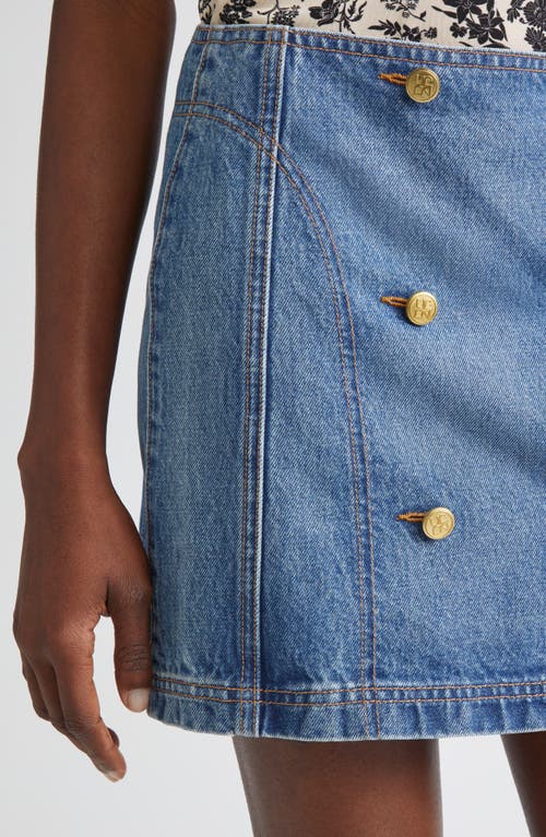 Ulla Johnson The Clara Denim Miniskirt In Blue