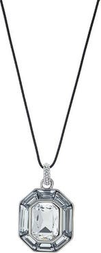 BY ADINA EDEN Fancy Grey Octagon Pendant Necklace