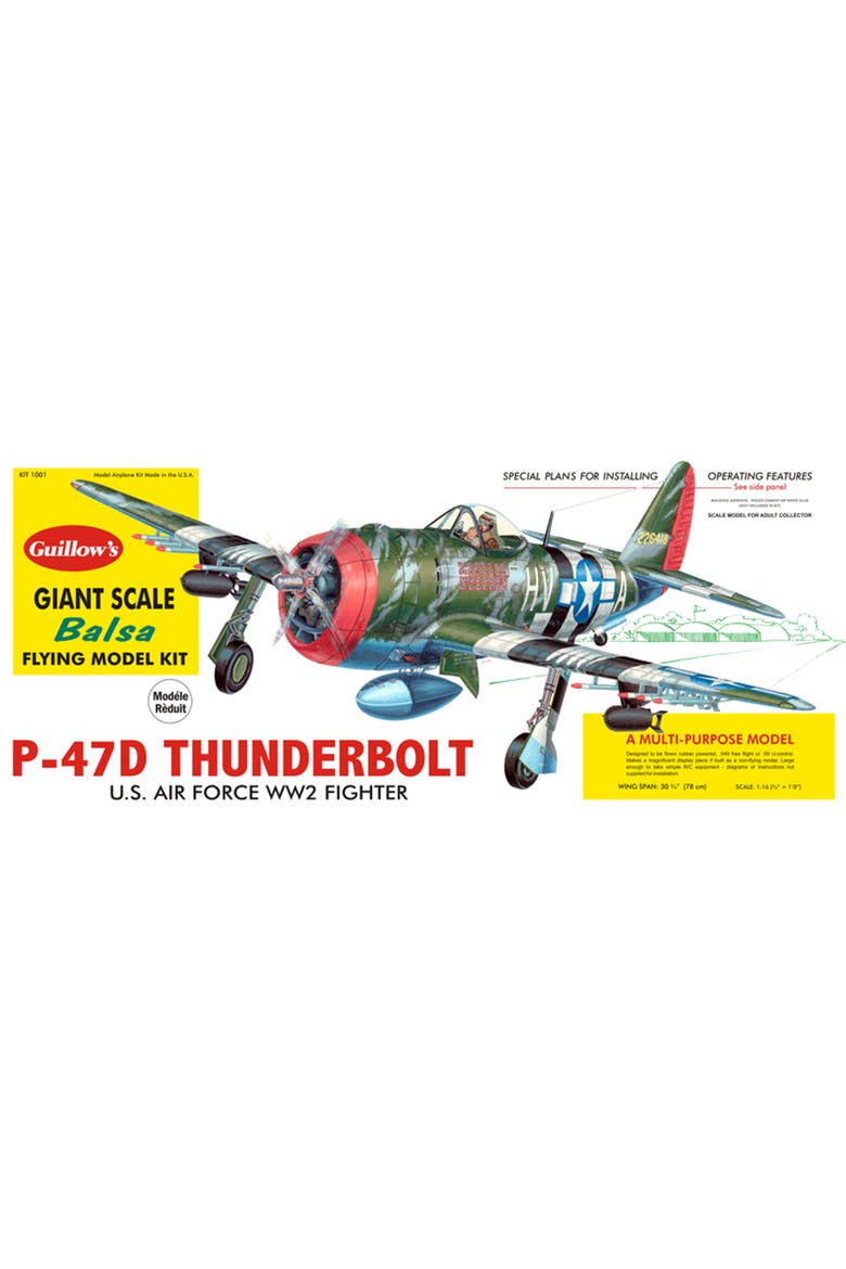 P47D Thunderbolt Model Kit, Main, color, Multicolored