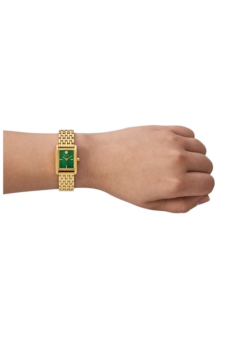 The Small Eleanor Stainless Steel Watch, 19mm x 28mm, Alternate, color, GOLD