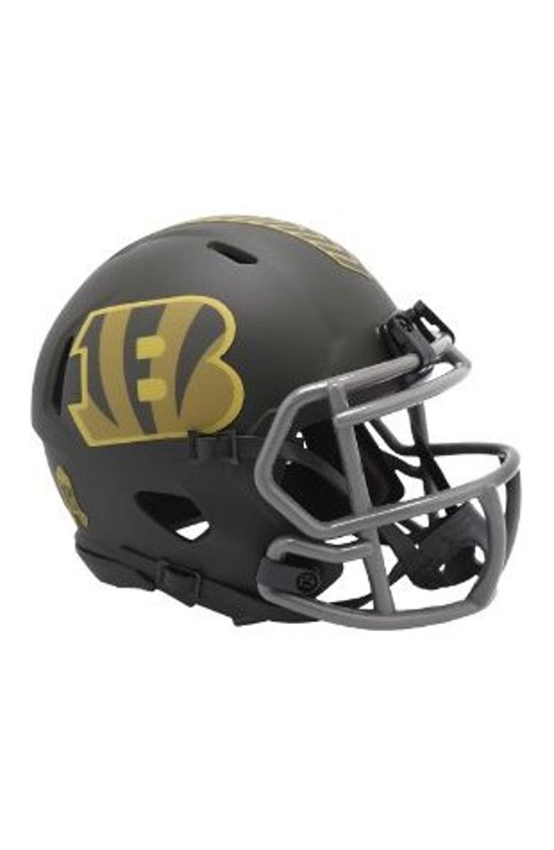 Generic Cincinnati Bengals 2025 Salute to Service Mini NFL Football Helmet, Main, color, Team Colour