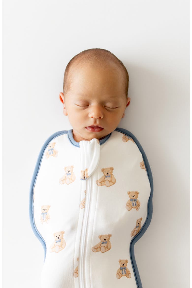 Teddy Bear 0.5 TOG Swaddle Bag, Alternate, color, TEDDY BEAR