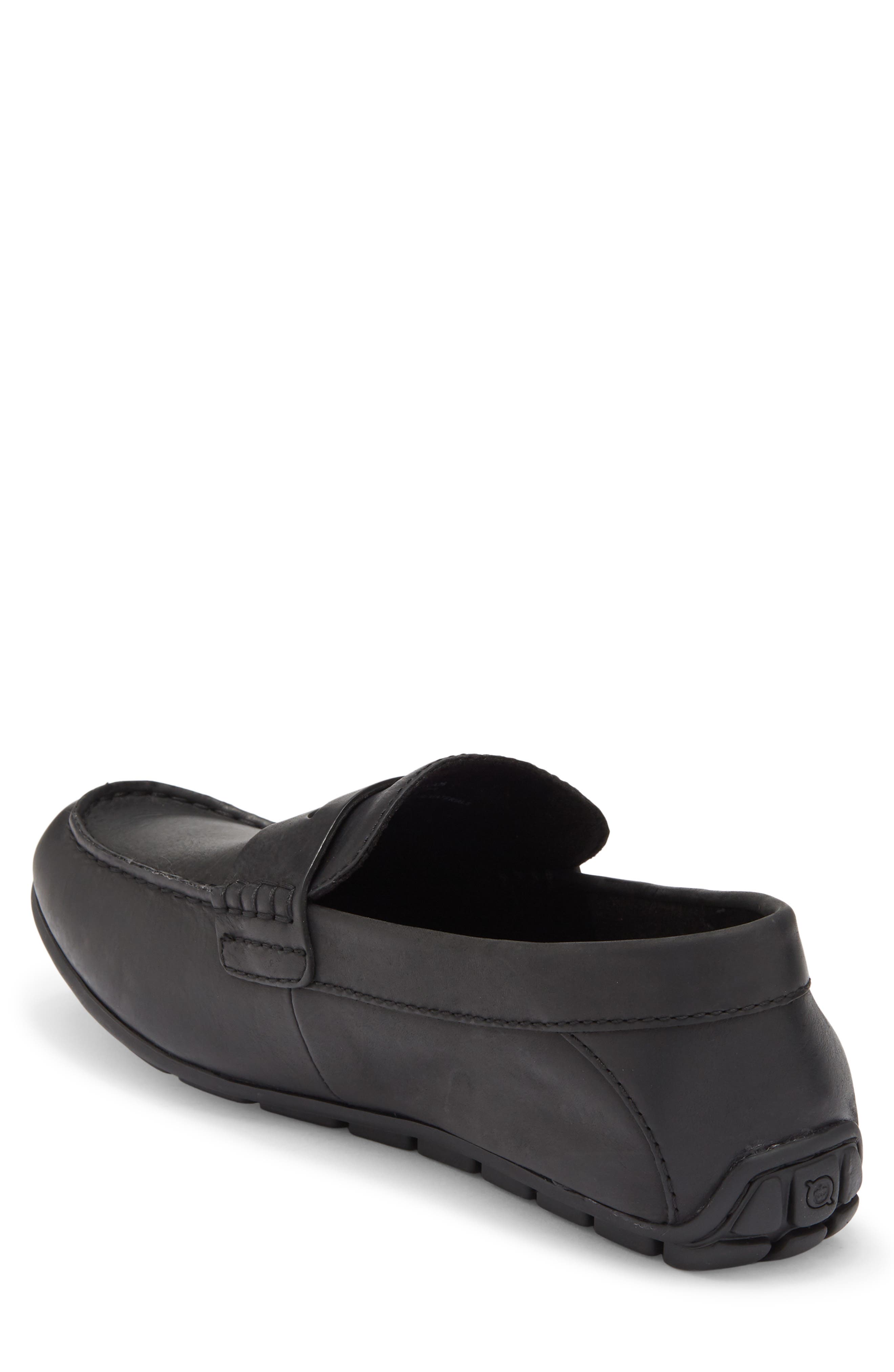 Børn Liam Penny Loafer, Alternate, color, Black Leather